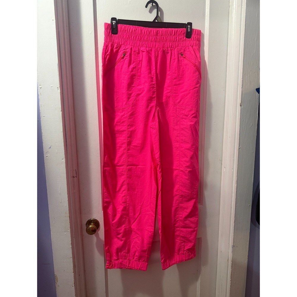 Zenana Hot Pink Windbreaker Joggers QP-1176AB NWOT in XL